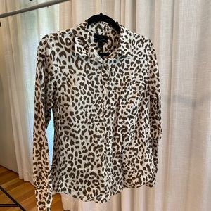 J. Crew Linen Button Down Shirt